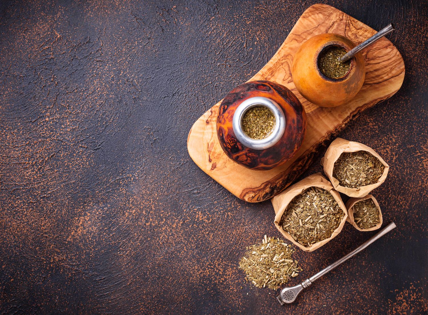 yerba mate - różne rodzaju, pobudzająca yerba