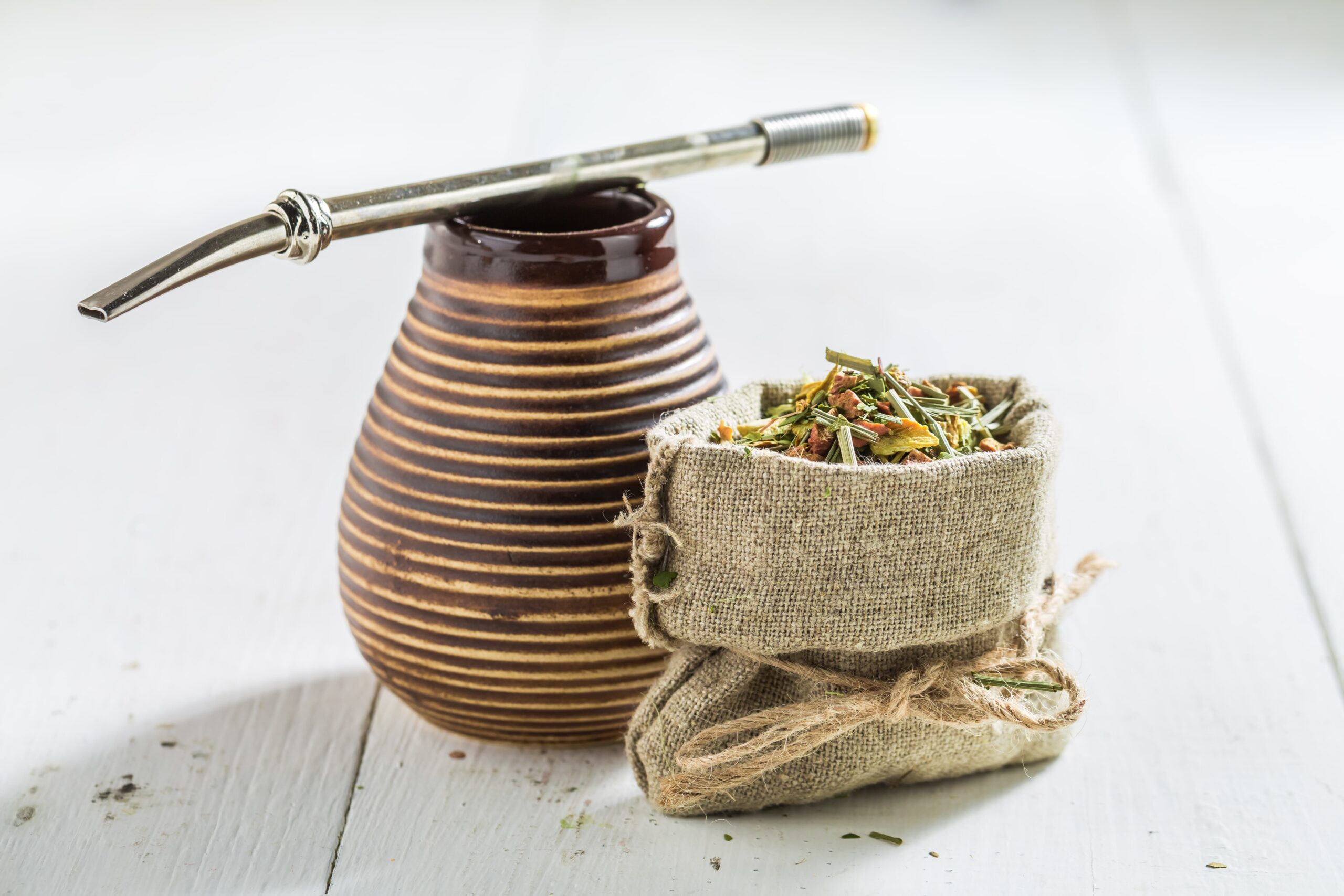 yerba mate - zestaw matero, bombilla i susz yerba mate