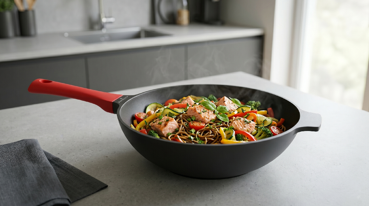 Patelnia wok OBSIDIAN Zwieger